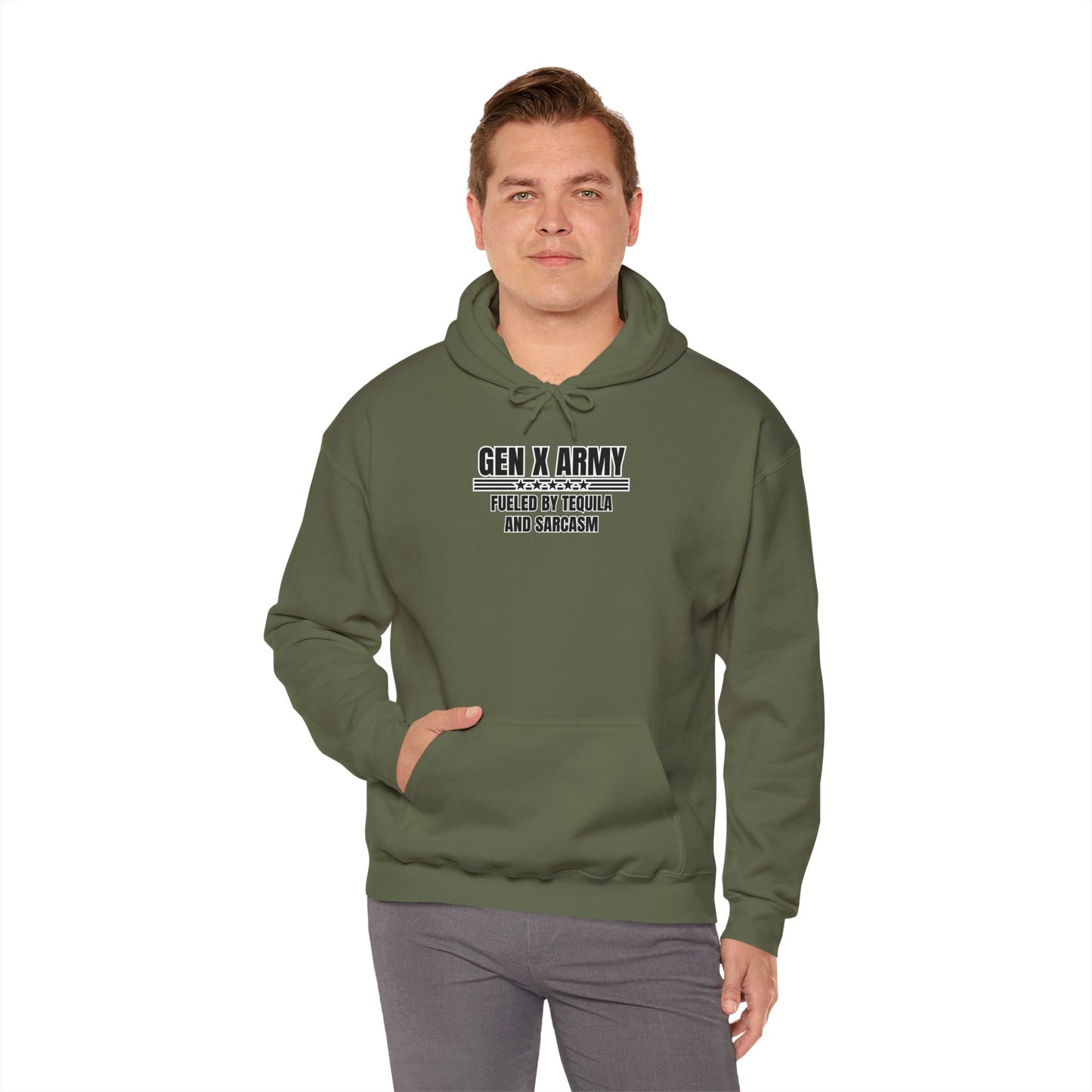 Fueled by tequila and sarcasm - Unisex Heavy Blend™ Hooded Sweatshirt