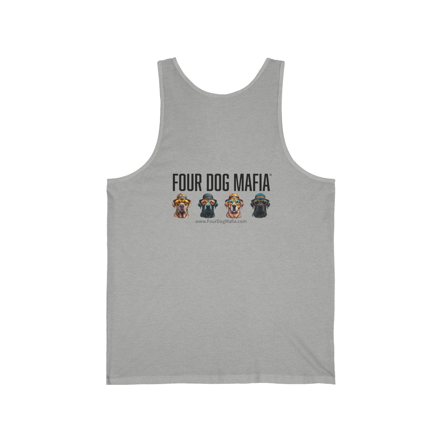 There is no truer love than that of a dog - Unisex Jersey Tank