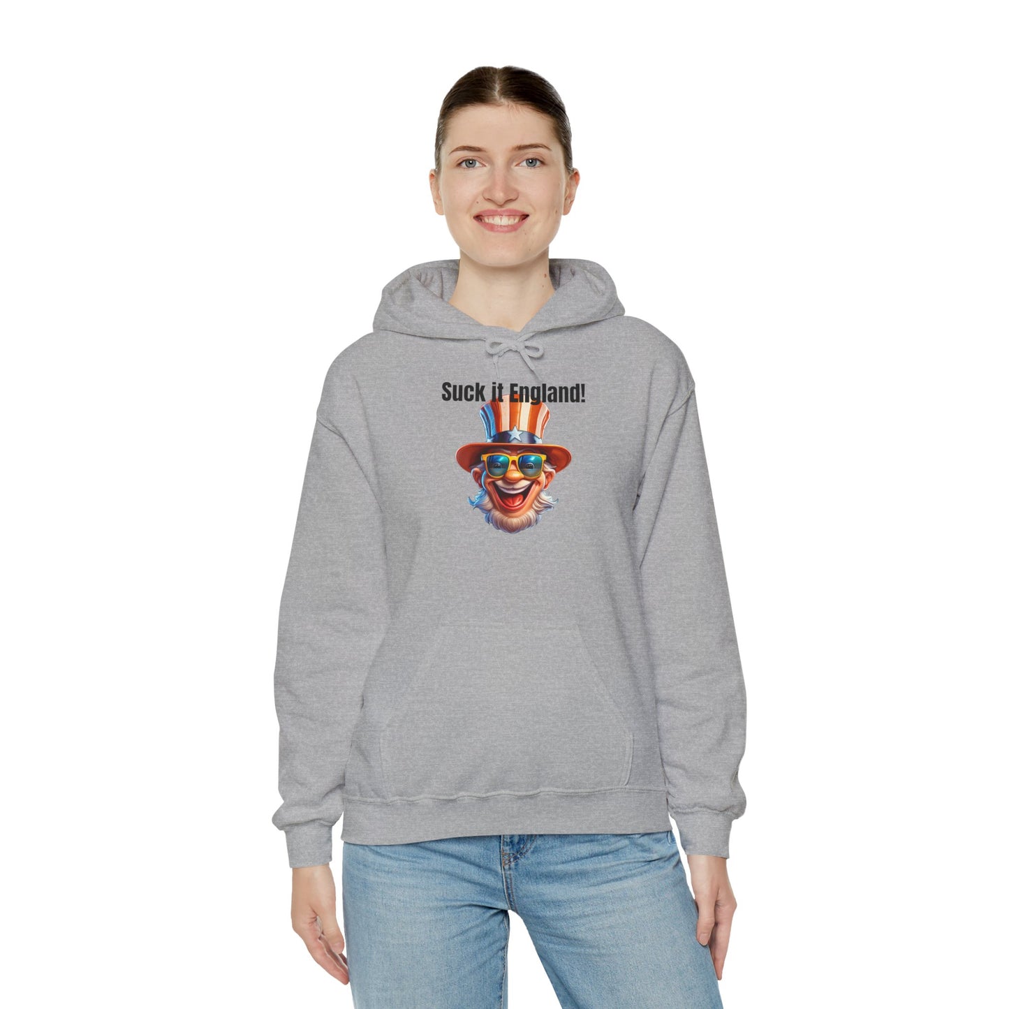 Suck it England! - Unisex Heavy Blend™ Hooded Sweatshirt