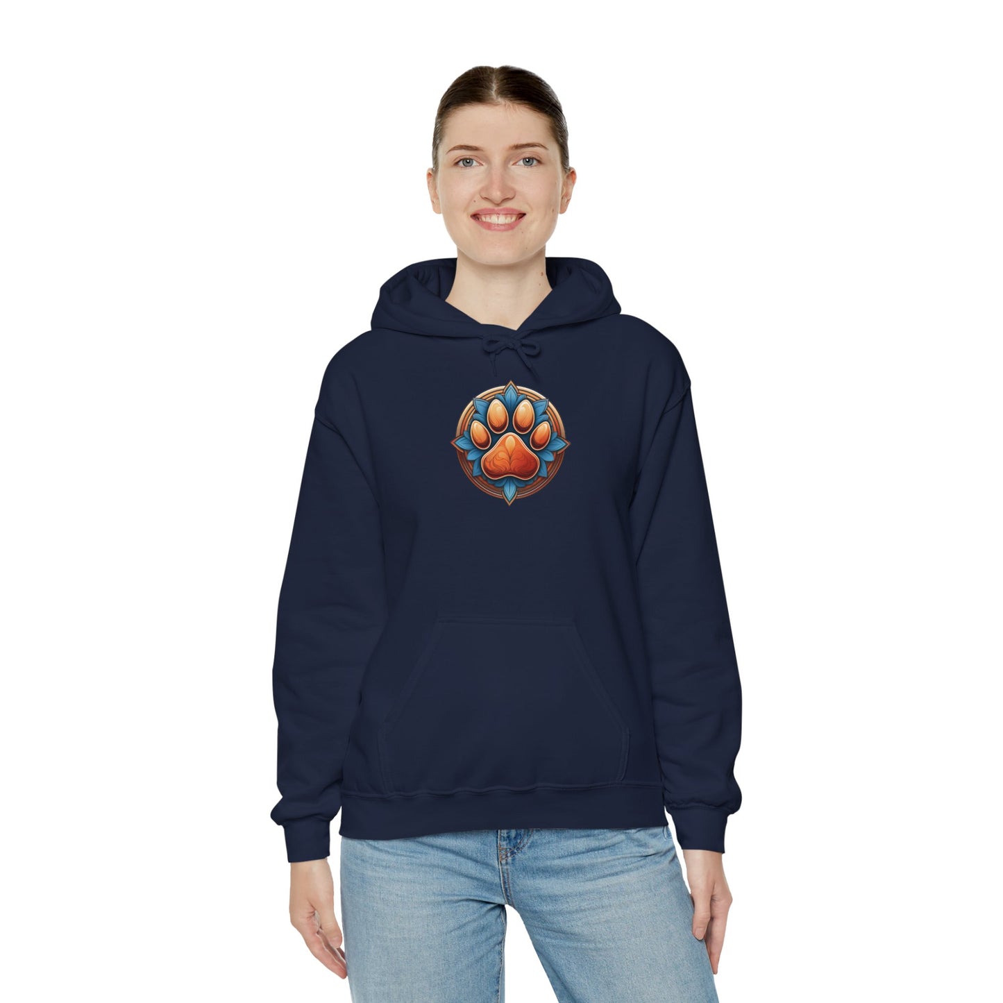 Pawprint logo - Unisex Heavy Blend™ Hooded Sweatshirt