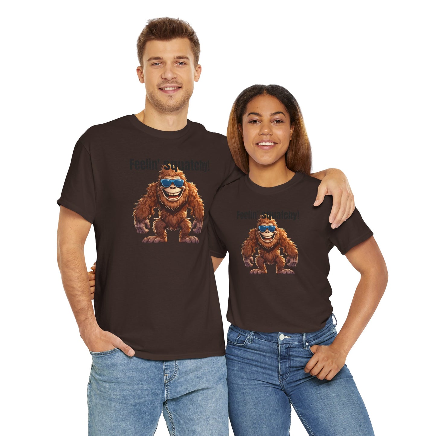 Feelin' squatchy! - Unisex Heavy Cotton Tee