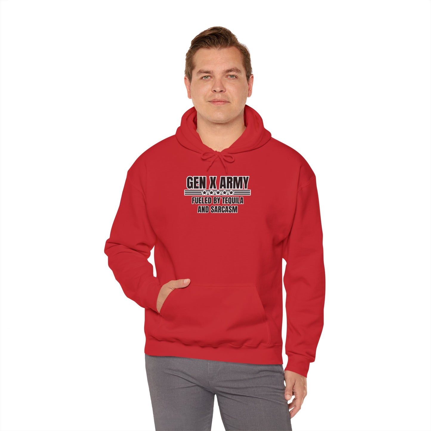 Fueled by tequila and sarcasm - Unisex Heavy Blend™ Hooded Sweatshirt