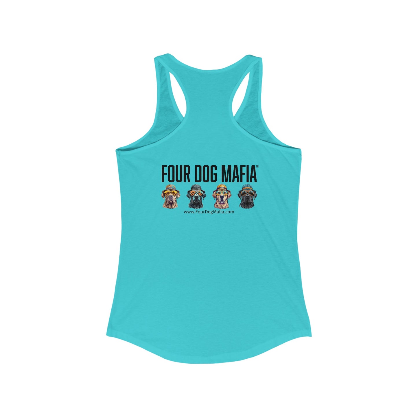 Dogs speak to those that know how to listen - Women's Ideal Racerback Tank