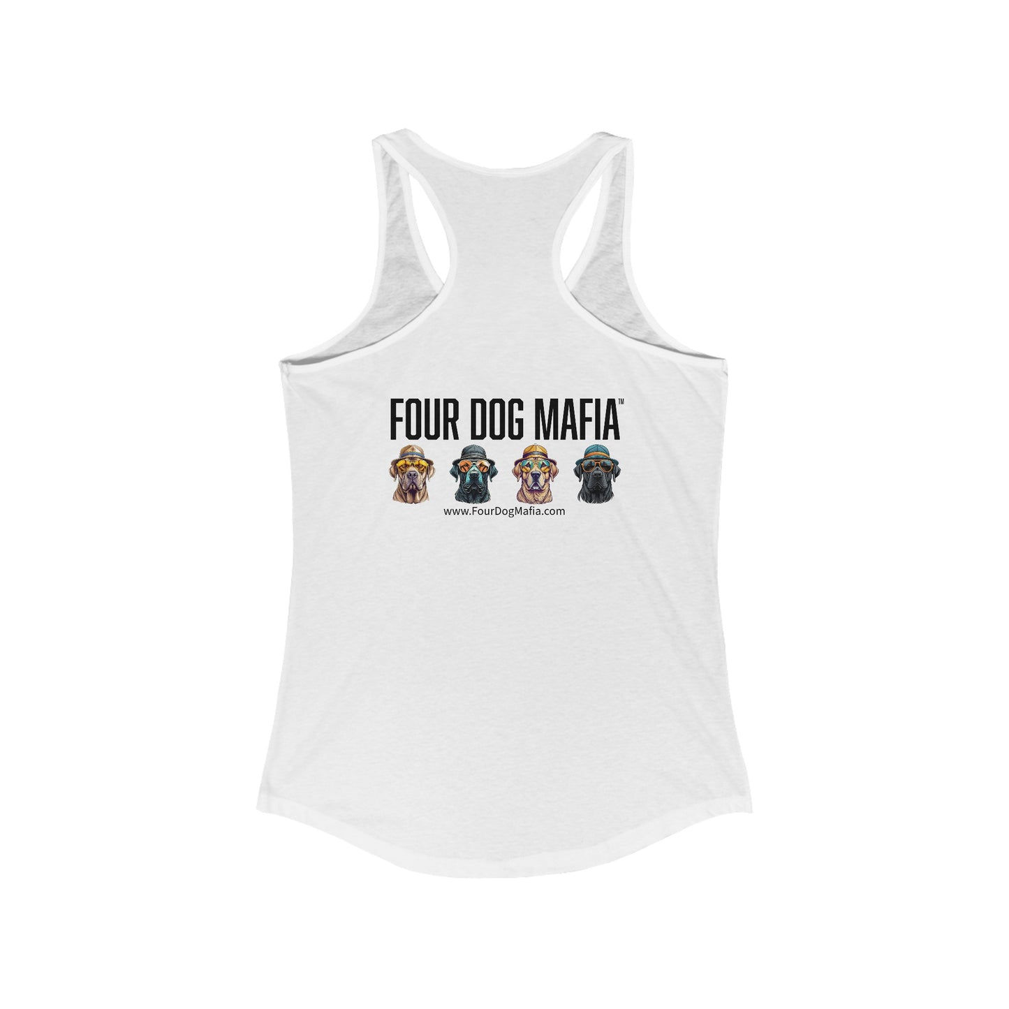 Dogs speak to those that know how to listen - Women's Ideal Racerback Tank