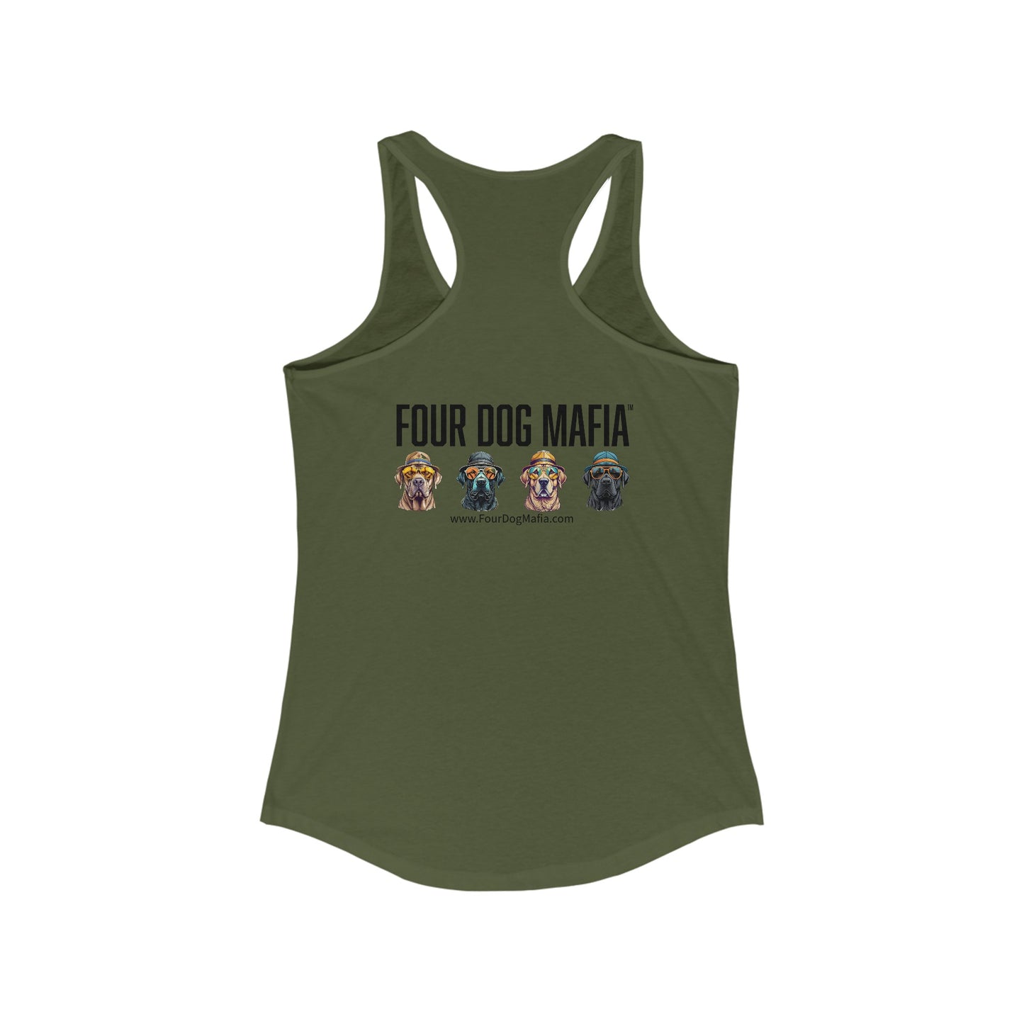 Dogs speak to those that know how to listen - Women's Ideal Racerback Tank