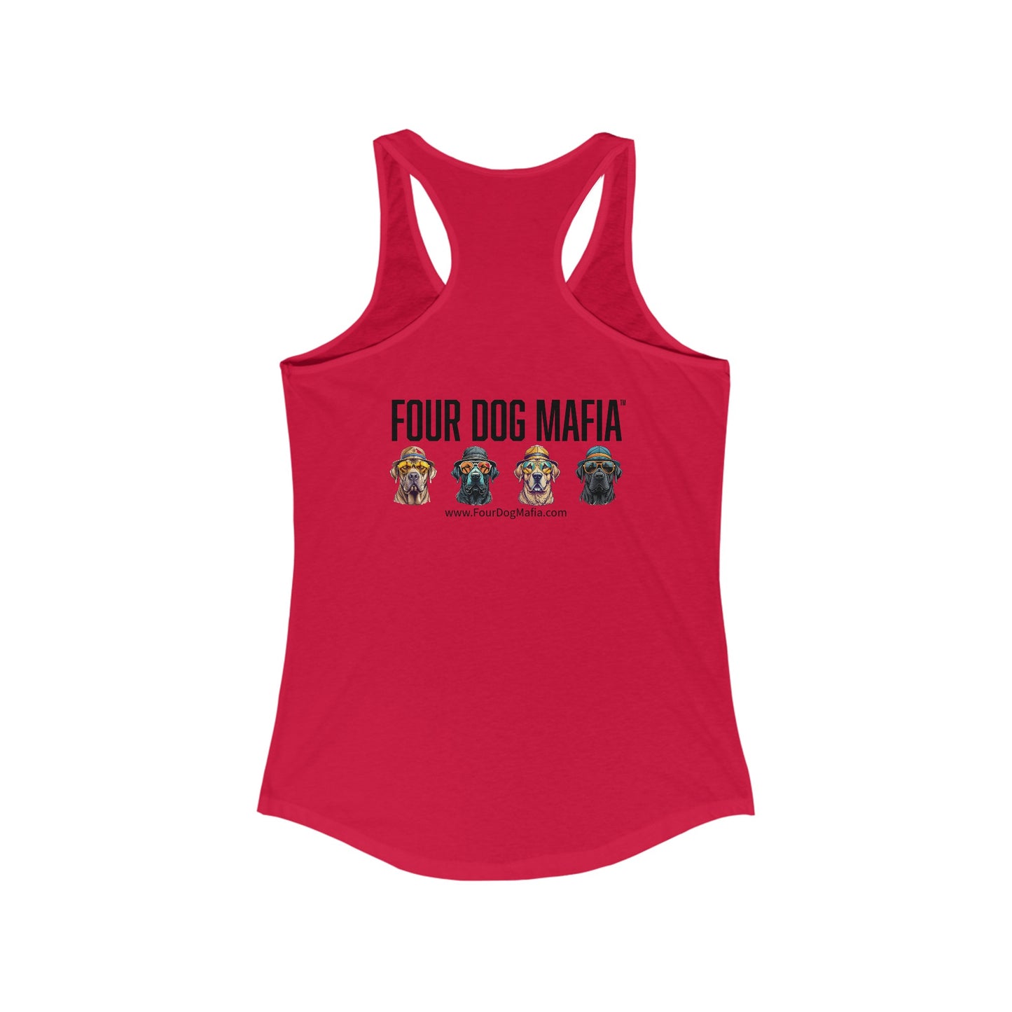 My favorite breed is rescue 5 - Women's Ideal Racerback Tank