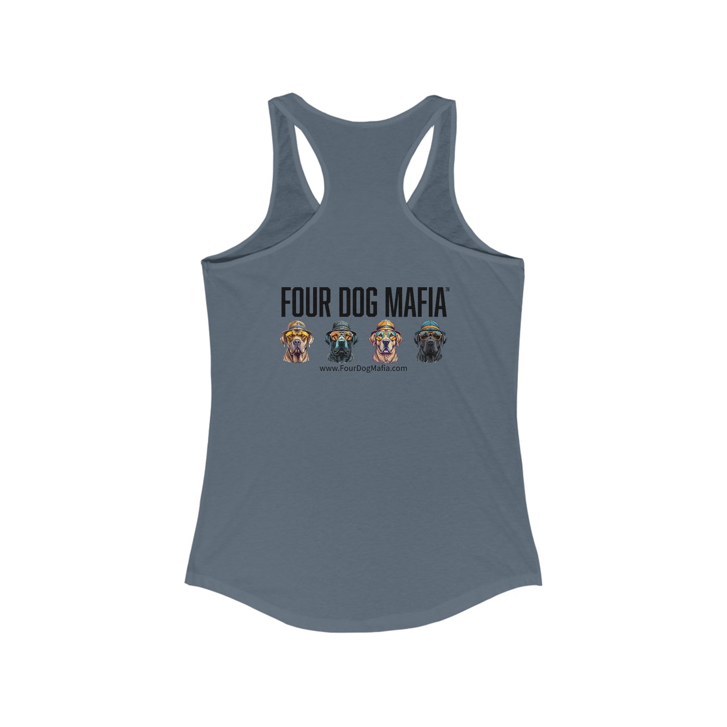 My favorite breed is rescue 5 - Women's Ideal Racerback Tank