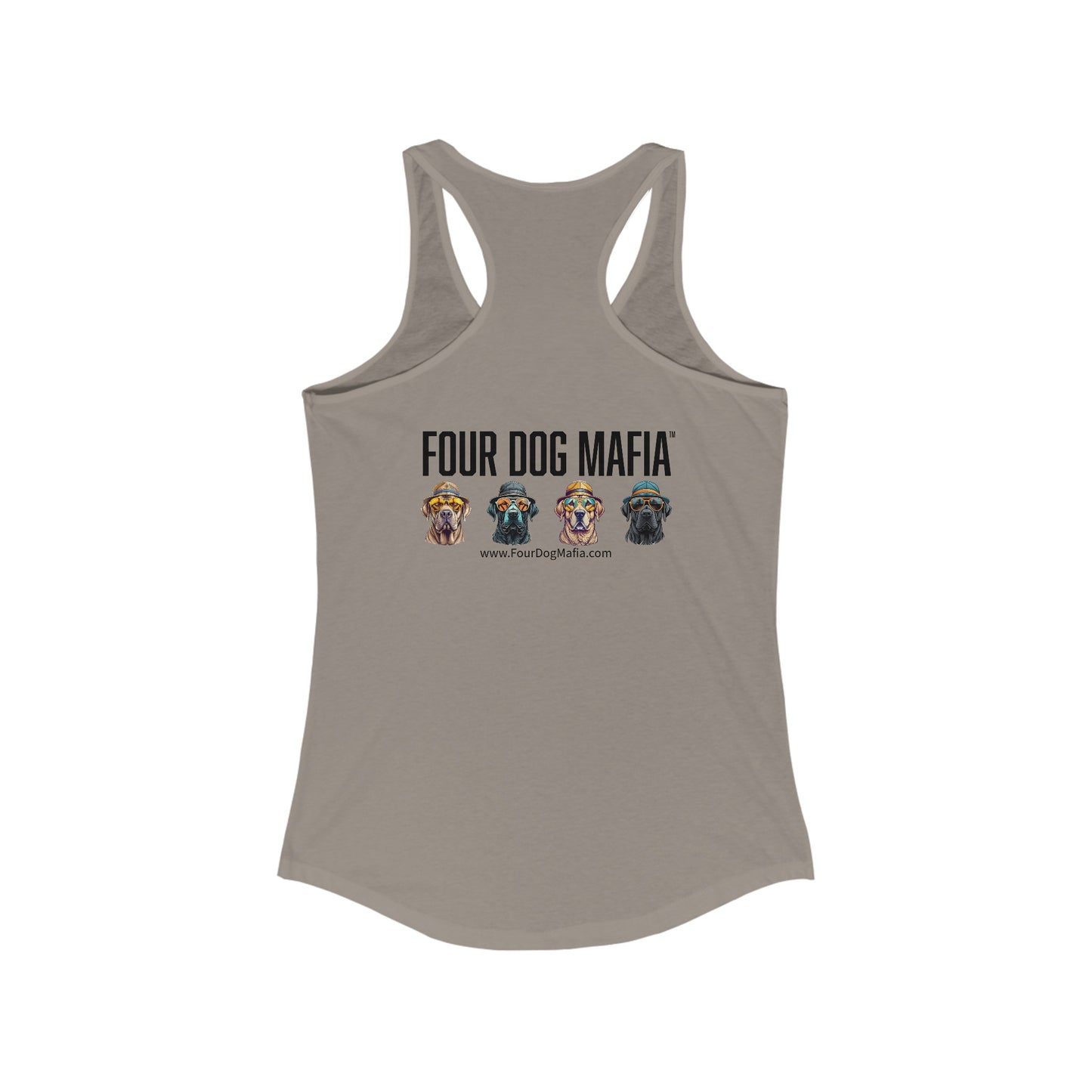 My favorite breed is rescue 5 - Women's Ideal Racerback Tank