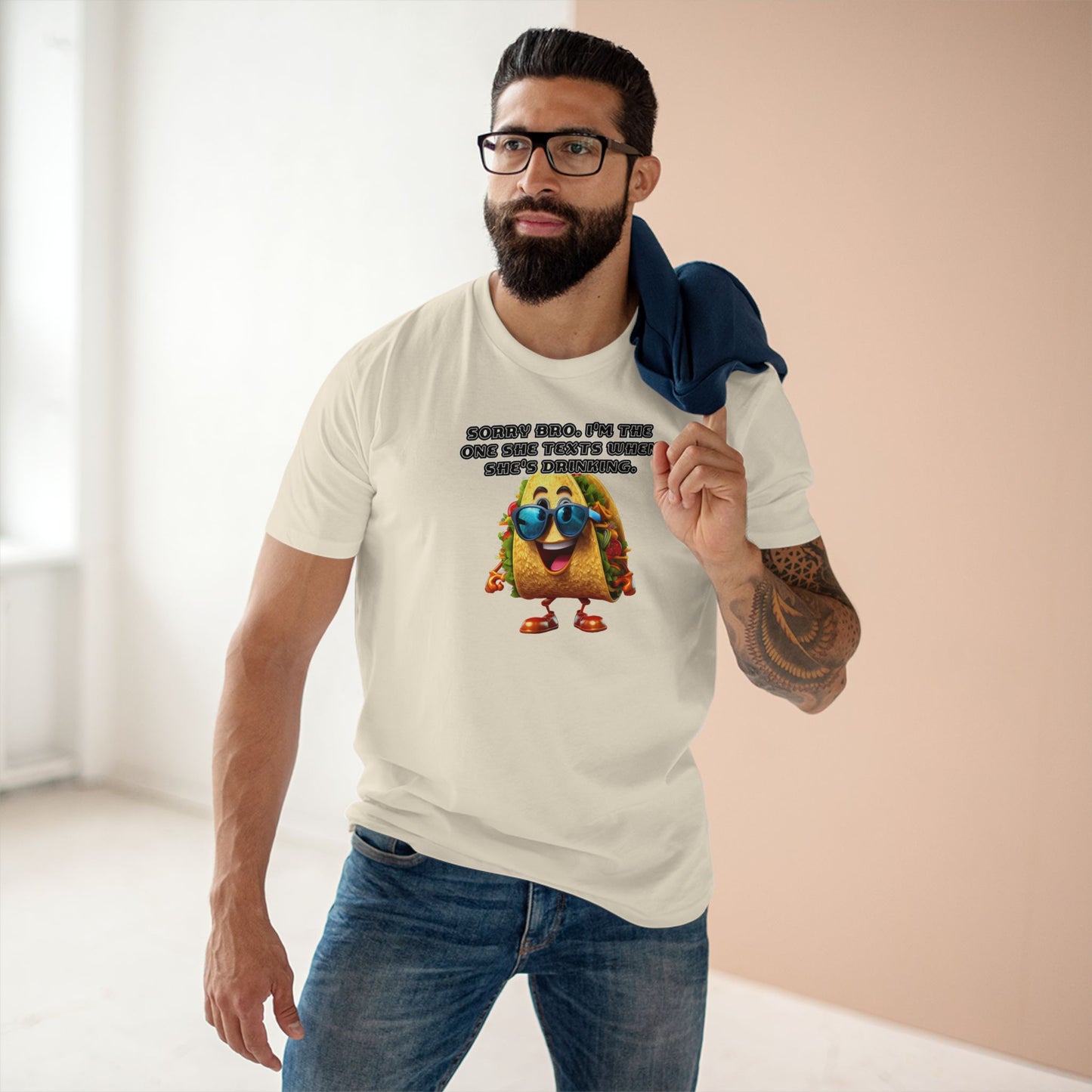 Texting taco - Men's Staple Tee