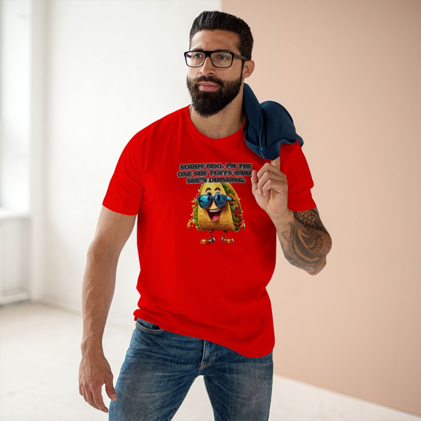 Texting taco - Men's Staple Tee