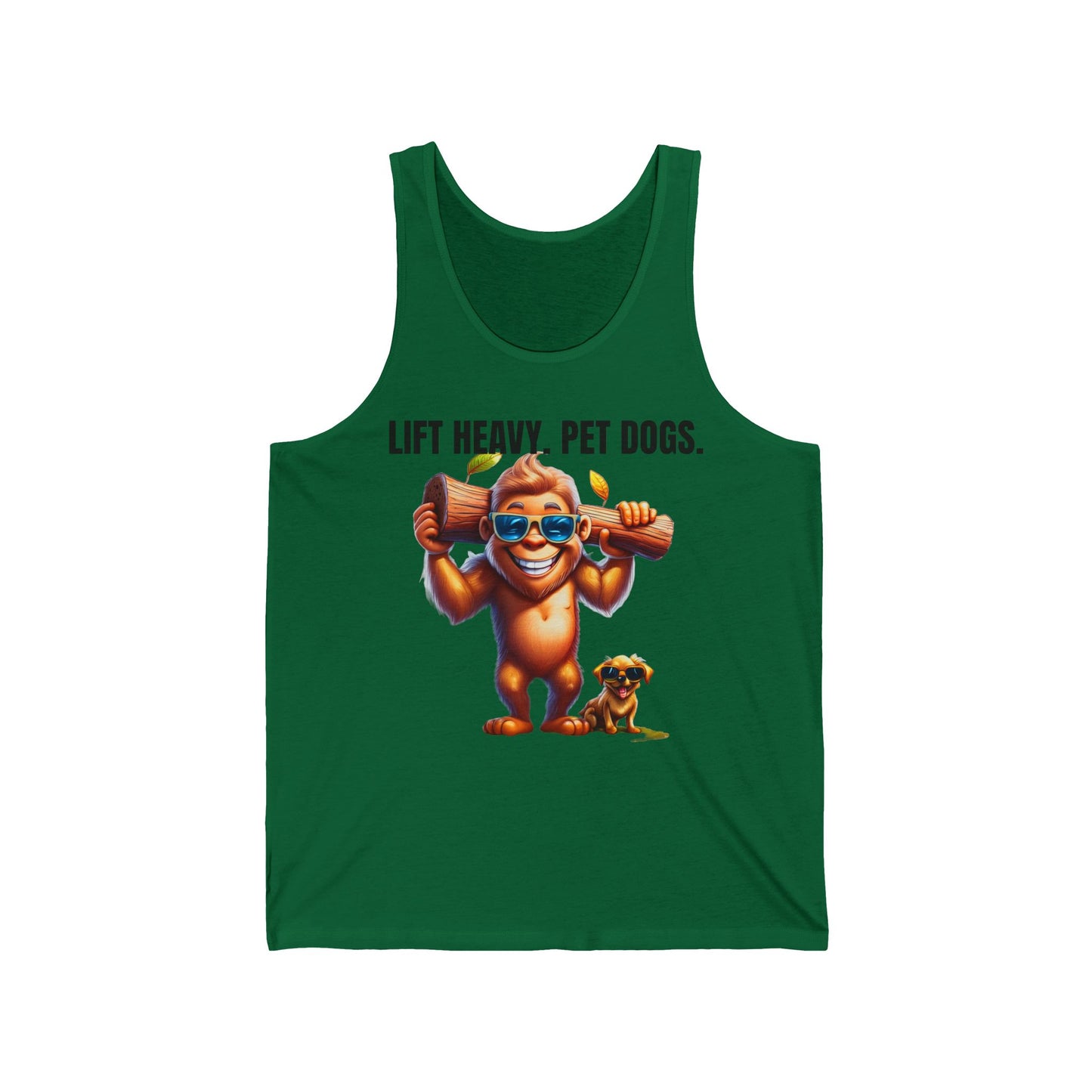 Lift heavy pet dogs 1 - Unisex Jersey Tank