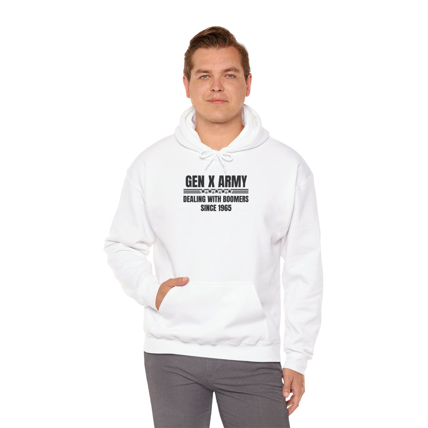 Dealing with Boomers since 1965 - Unisex Heavy Blend™ Hooded Sweatshirt