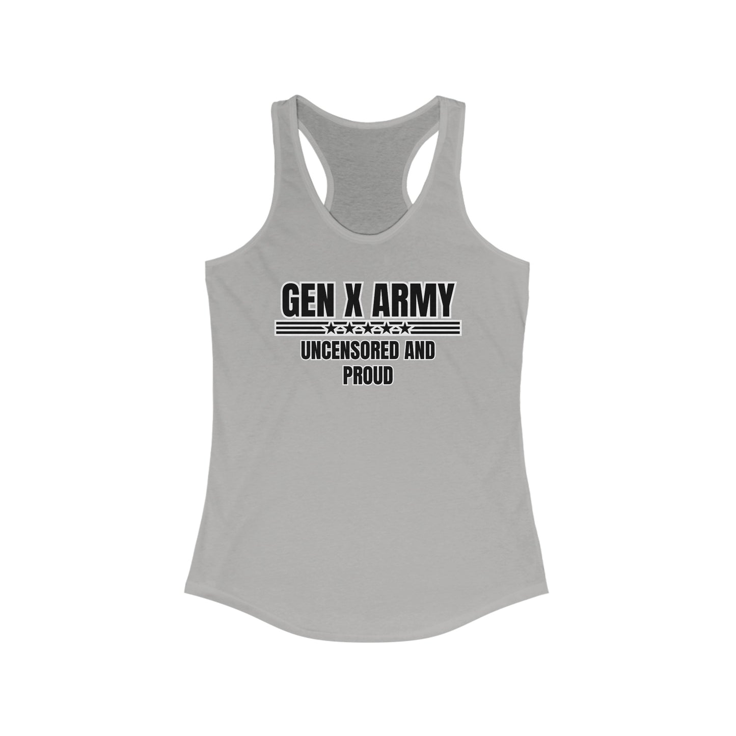 Uncensored and proud - Women's Ideal Racerback Tank