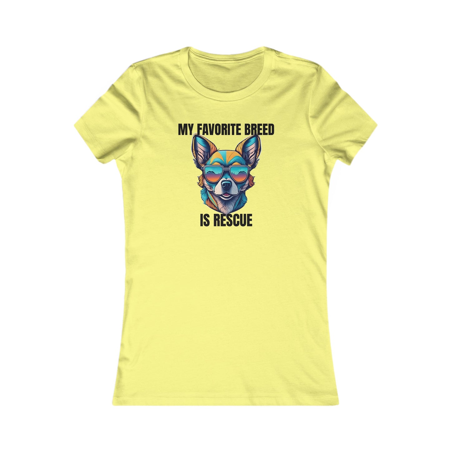 My favorite breed is rescue 2 - Women's Favorite Tee