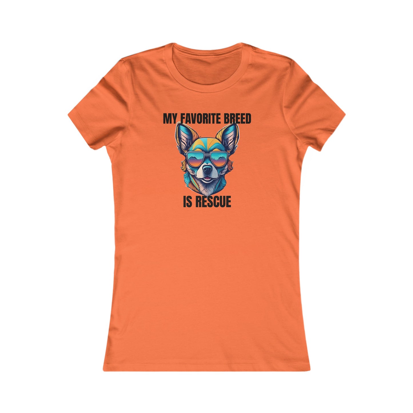 My favorite breed is rescue 2 - Women's Favorite Tee