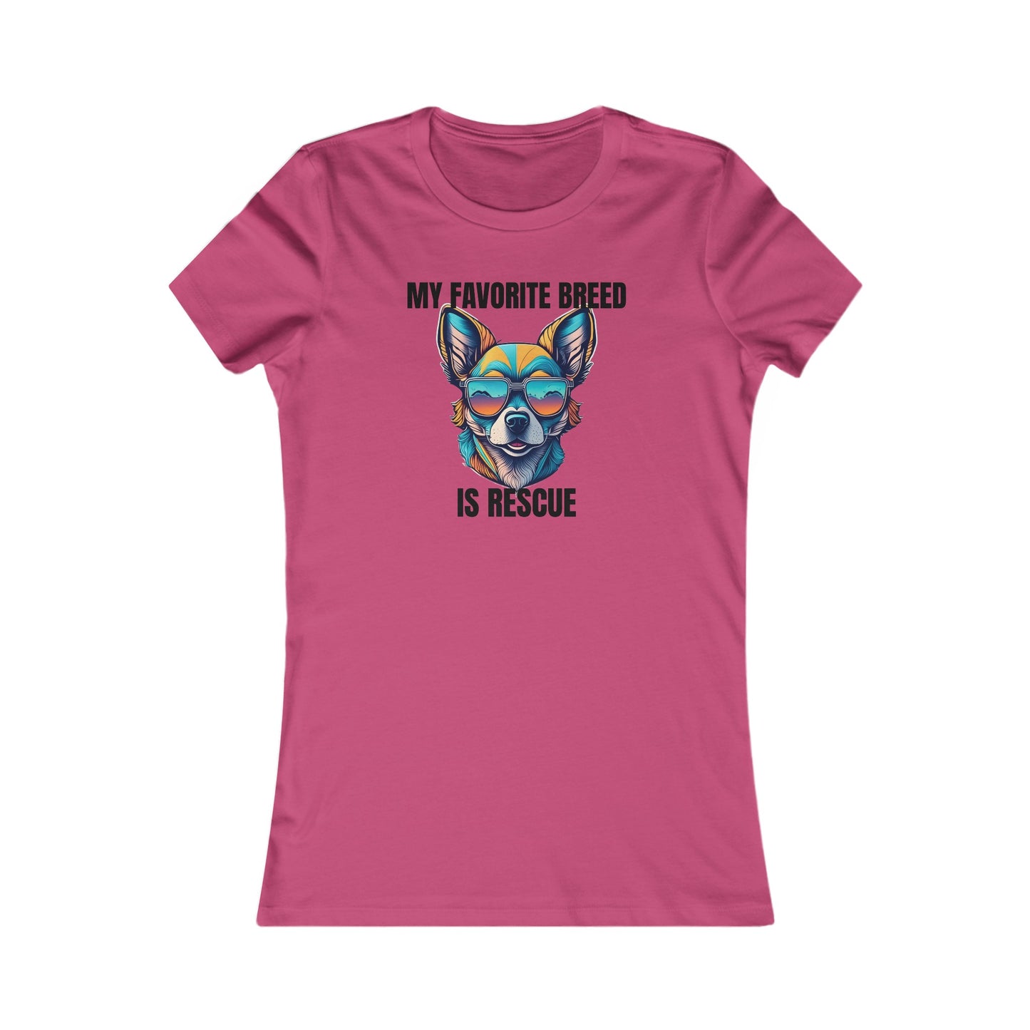 My favorite breed is rescue 2 - Women's Favorite Tee