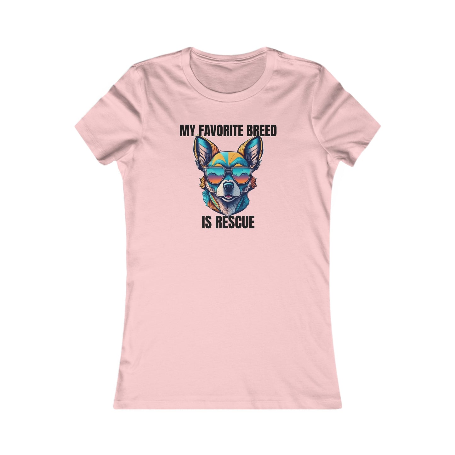 My favorite breed is rescue 2 - Women's Favorite Tee