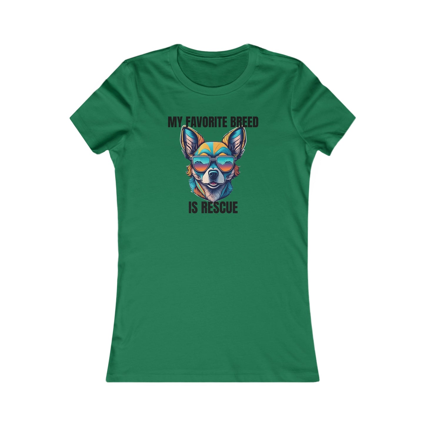 My favorite breed is rescue 2 - Women's Favorite Tee