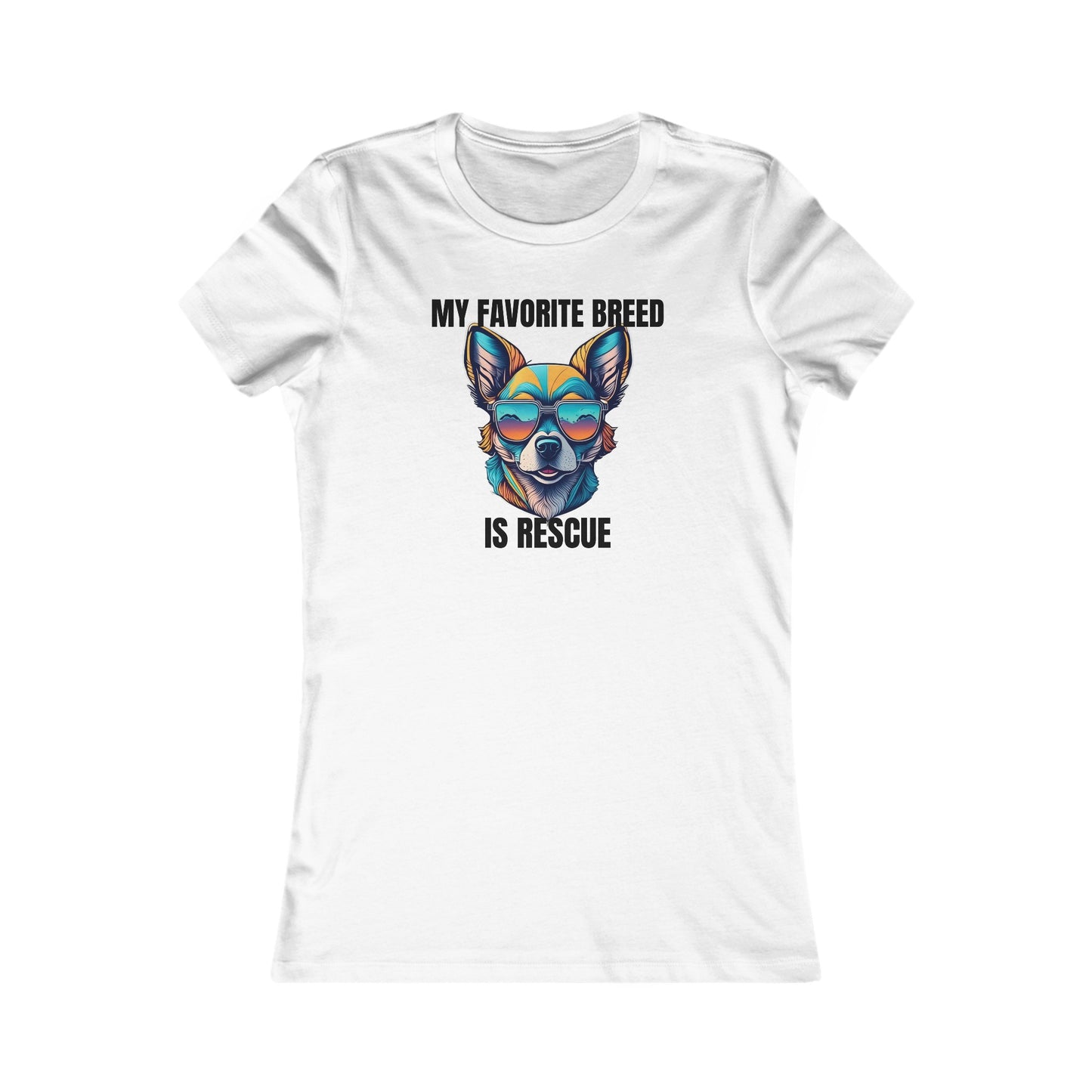 My favorite breed is rescue 2 - Women's Favorite Tee