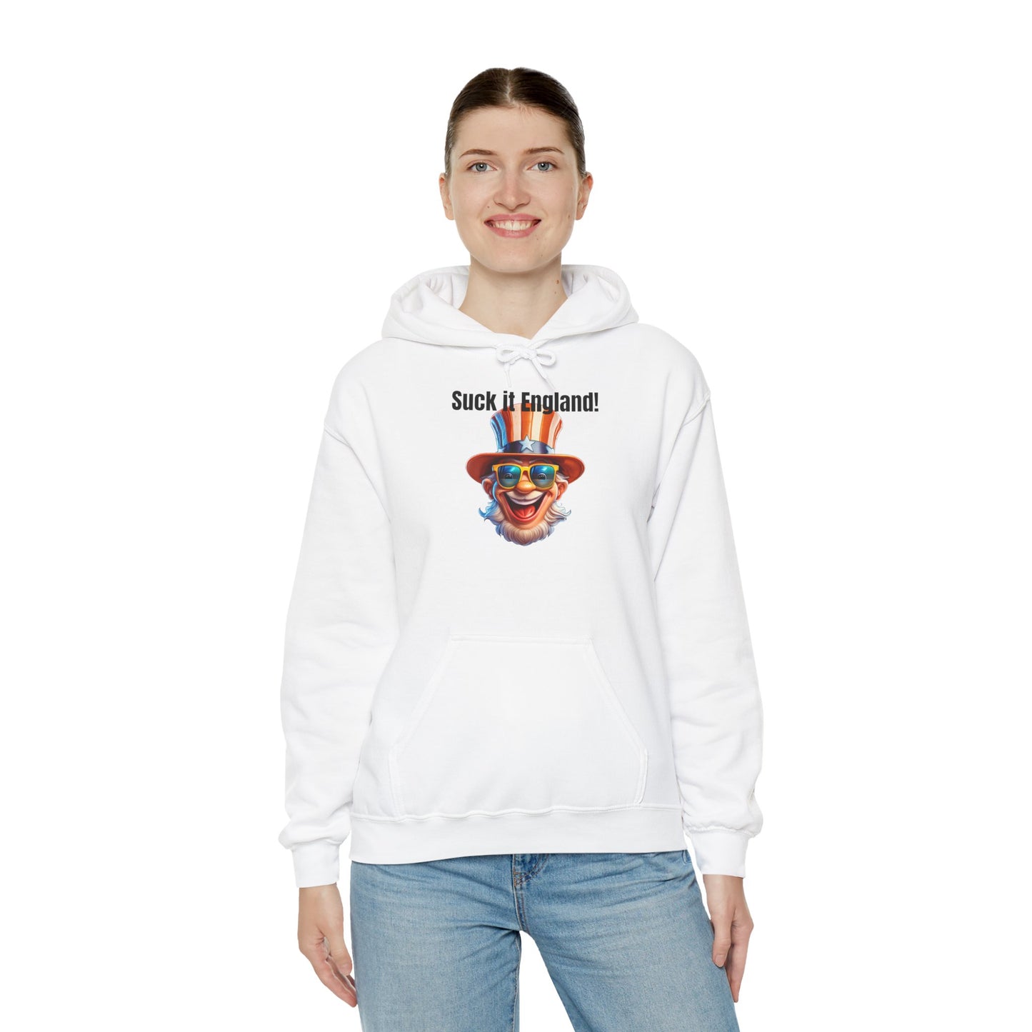 Suck it England! - Unisex Heavy Blend™ Hooded Sweatshirt