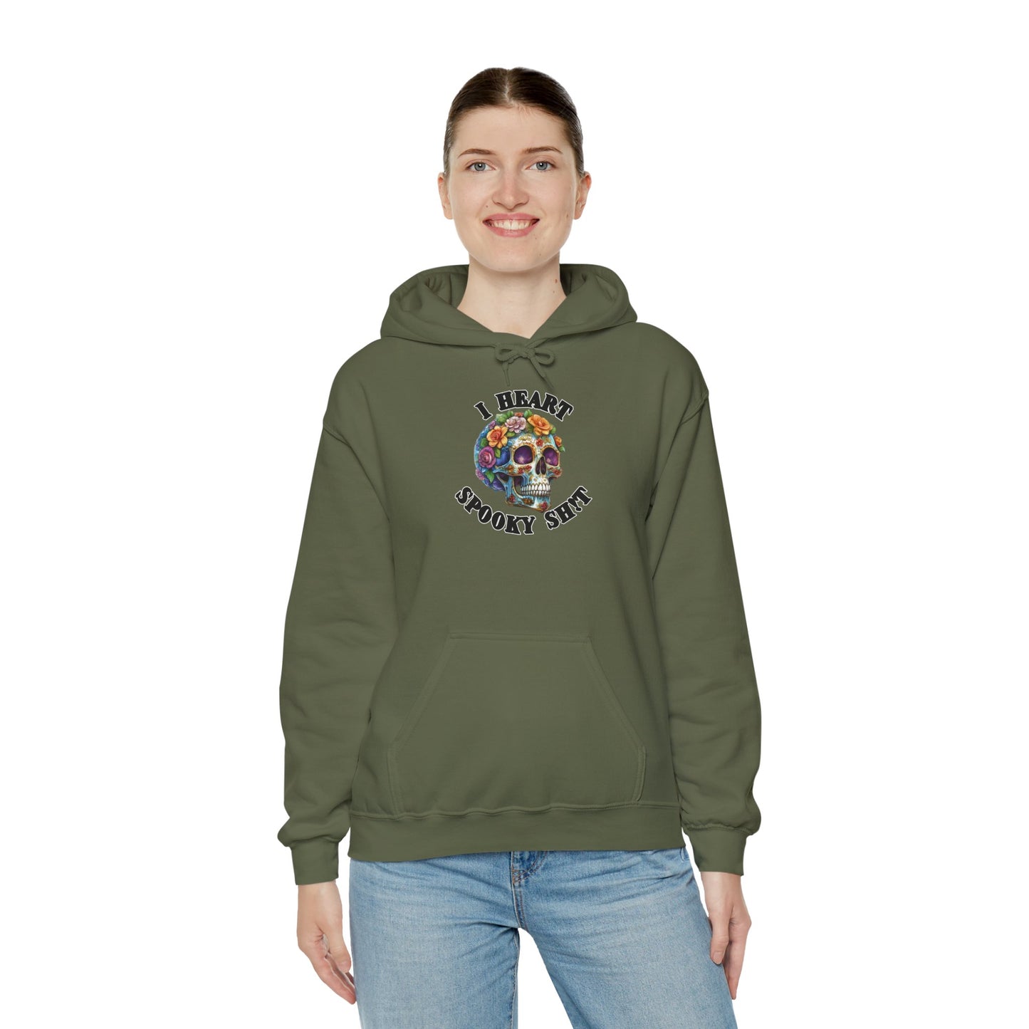 I Heart Spooky Sh!t - Unisex Heavy Blend™ Hooded Sweatshirt