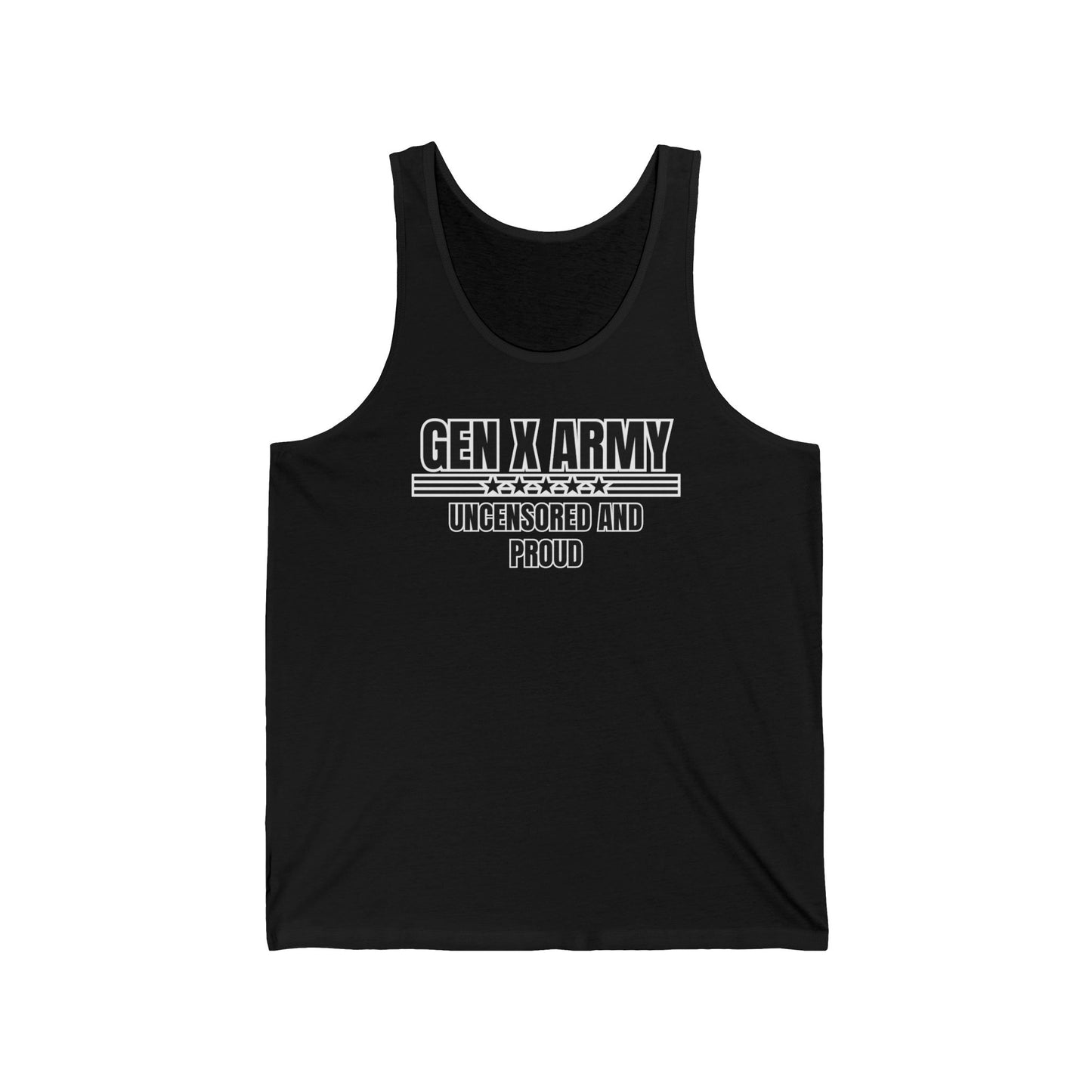 Uncensored and proud - Unisex Jersey Tank