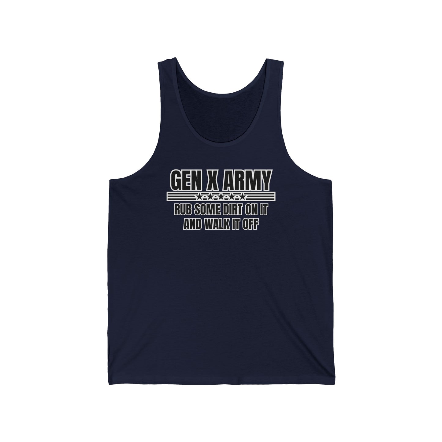 Rub some dirt on it and walk it off - Unisex Jersey Tank