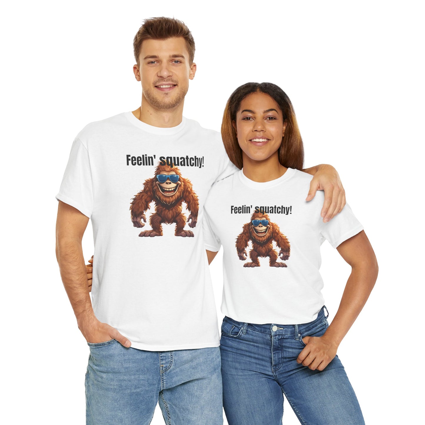 Feelin' squatchy! - Unisex Heavy Cotton Tee