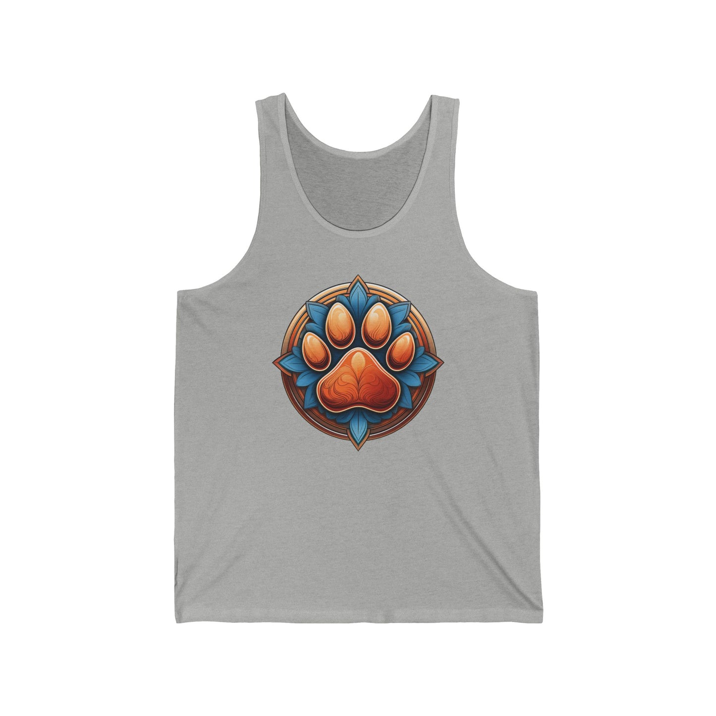 Pawprint logo - Unisex Jersey Tank