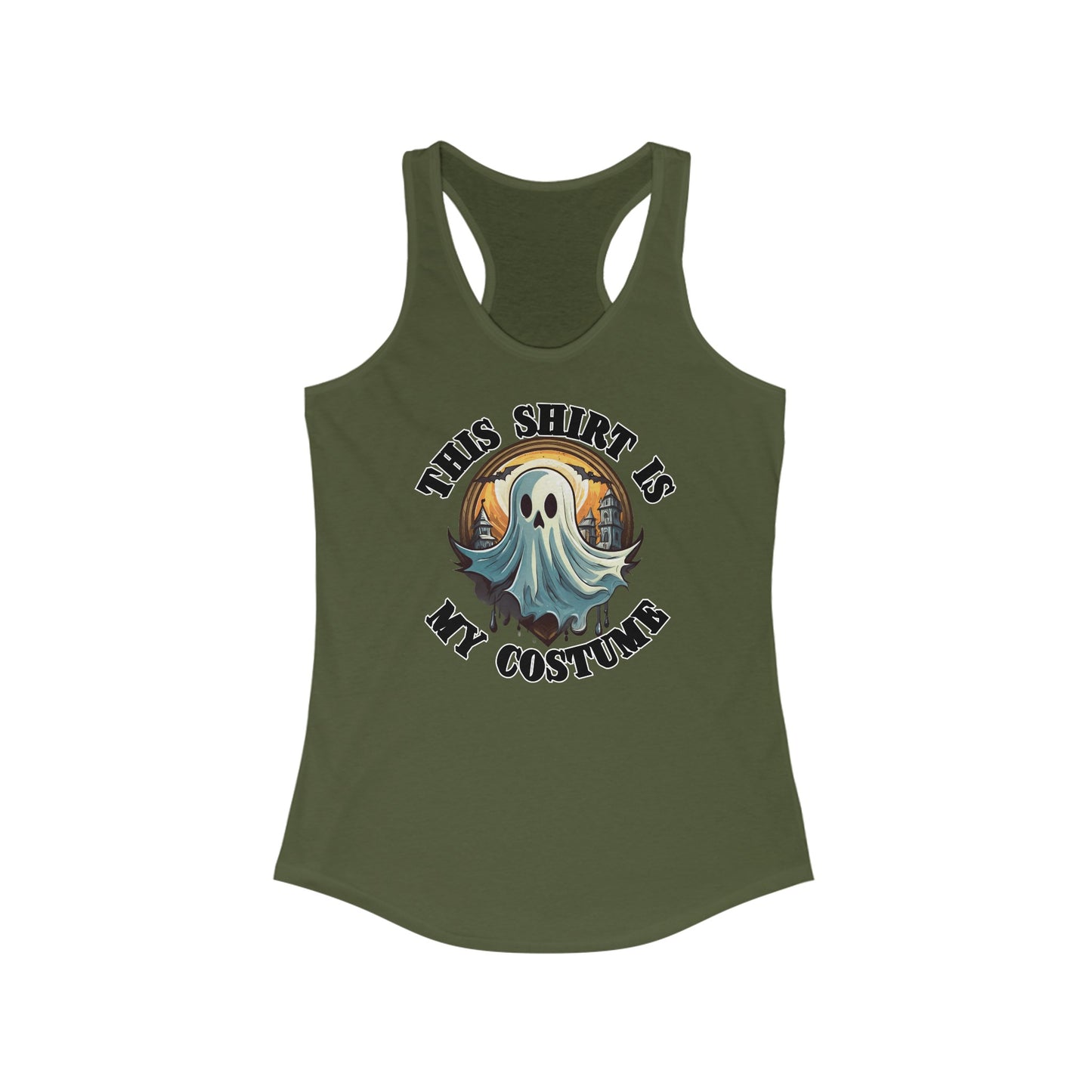 This shirt is my costume - Women's Ideal Racerback Tank