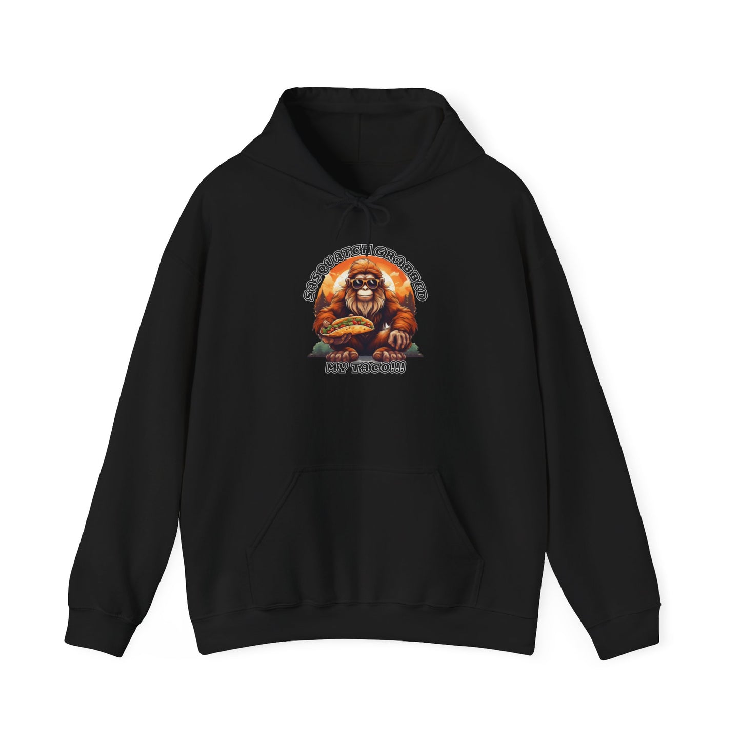 Sasquatch grabbed my taco! - Unisex Heavy Blend™ Hooded Sweatshirt