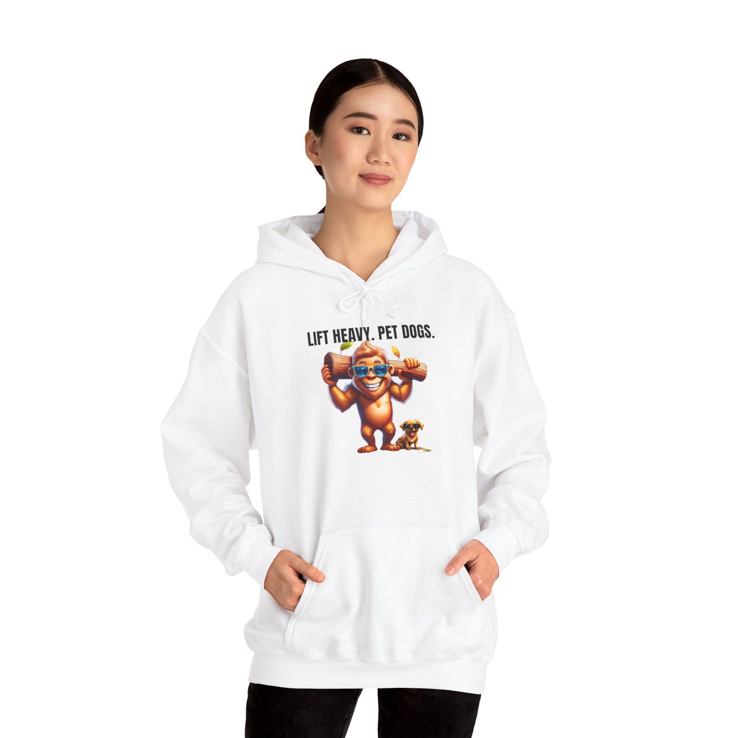 Lift heavy pet dogs 1 - Unisex Heavy Blend™ Hooded Sweatshirt