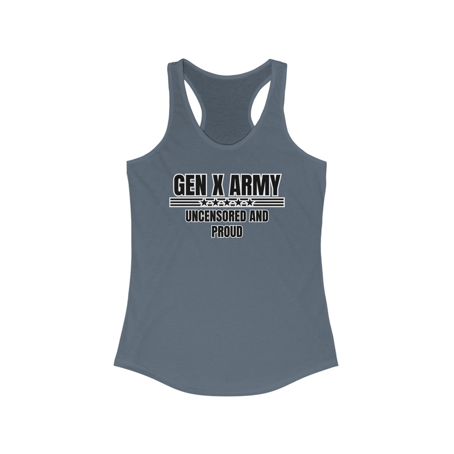 Uncensored and proud - Women's Ideal Racerback Tank