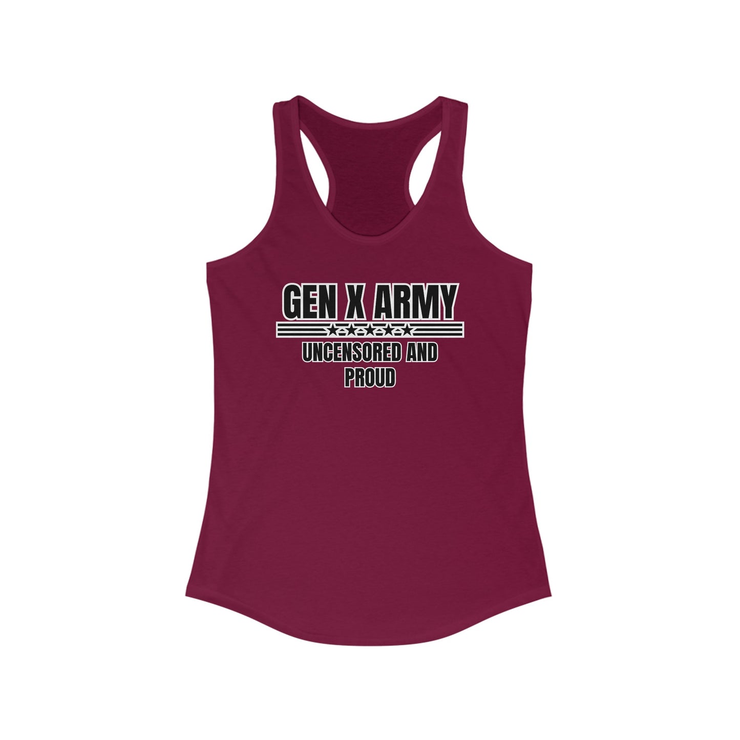 Uncensored and proud - Women's Ideal Racerback Tank