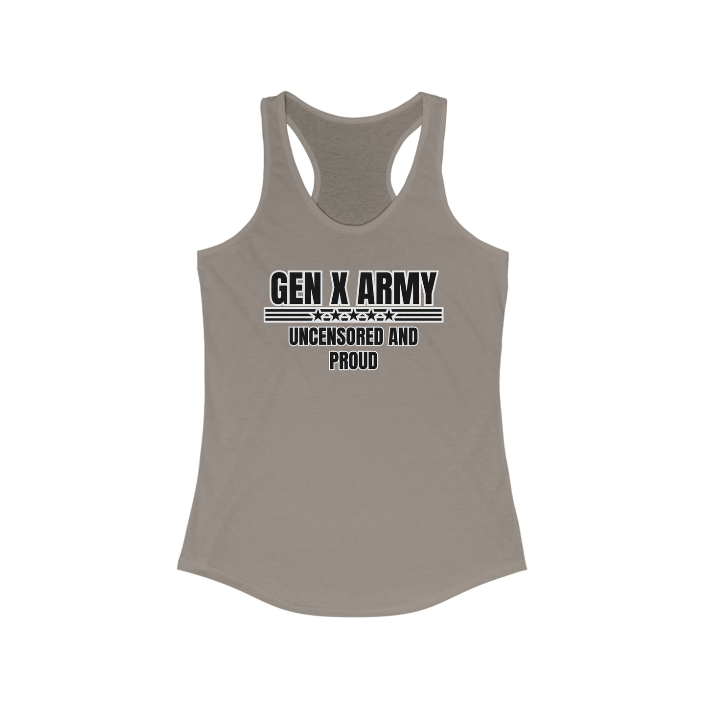 Uncensored and proud - Women's Ideal Racerback Tank