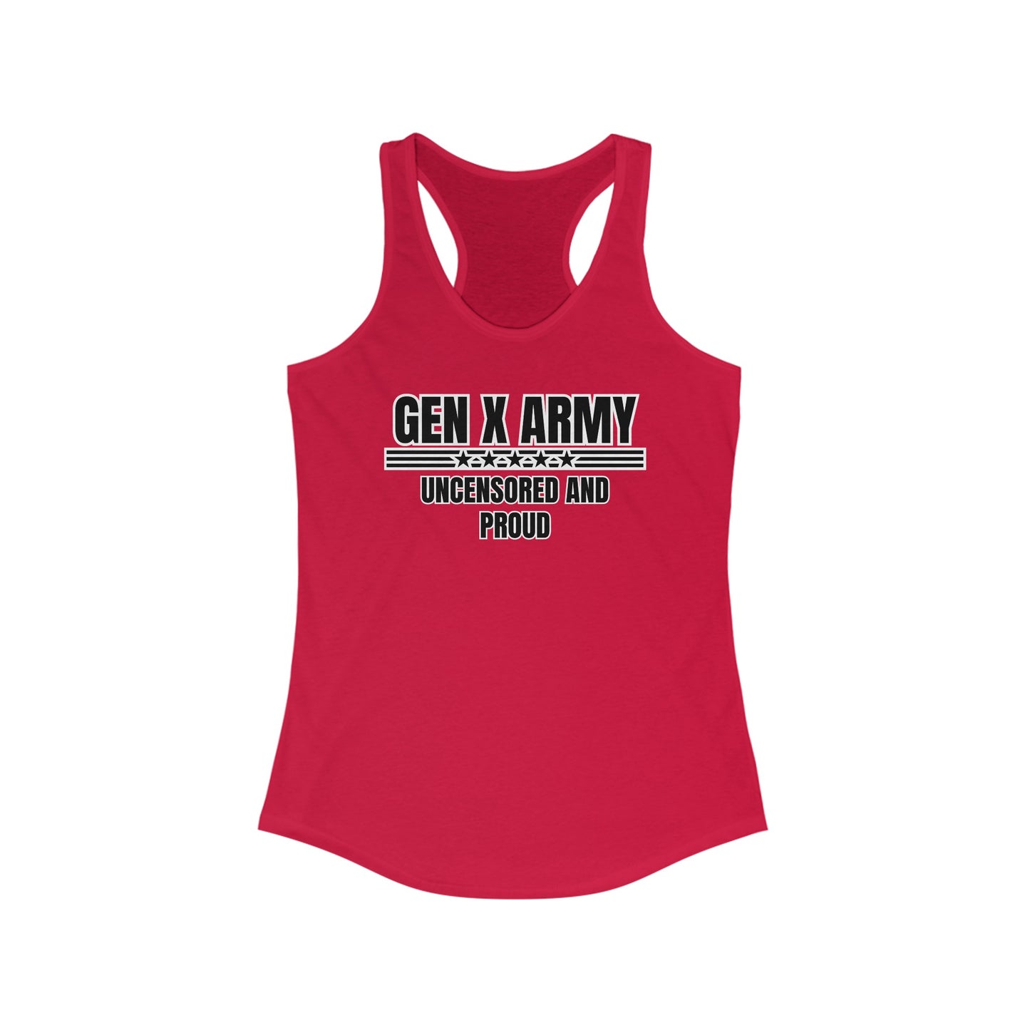 Uncensored and proud - Women's Ideal Racerback Tank