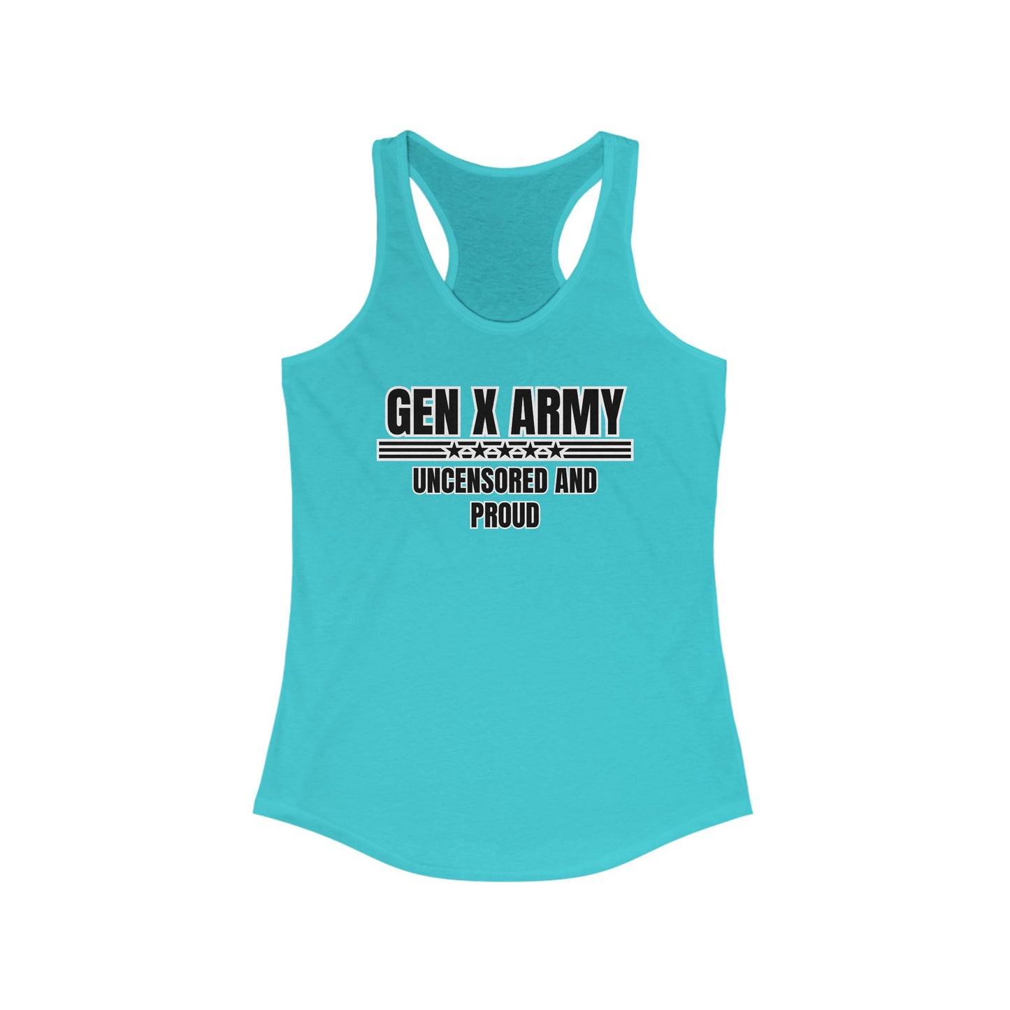 Uncensored and proud - Women's Ideal Racerback Tank