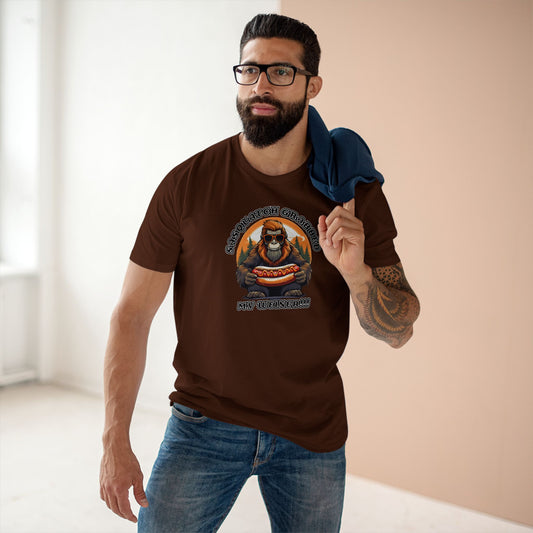 Sasquatch grabbed my weiner! - Men's Staple Tee