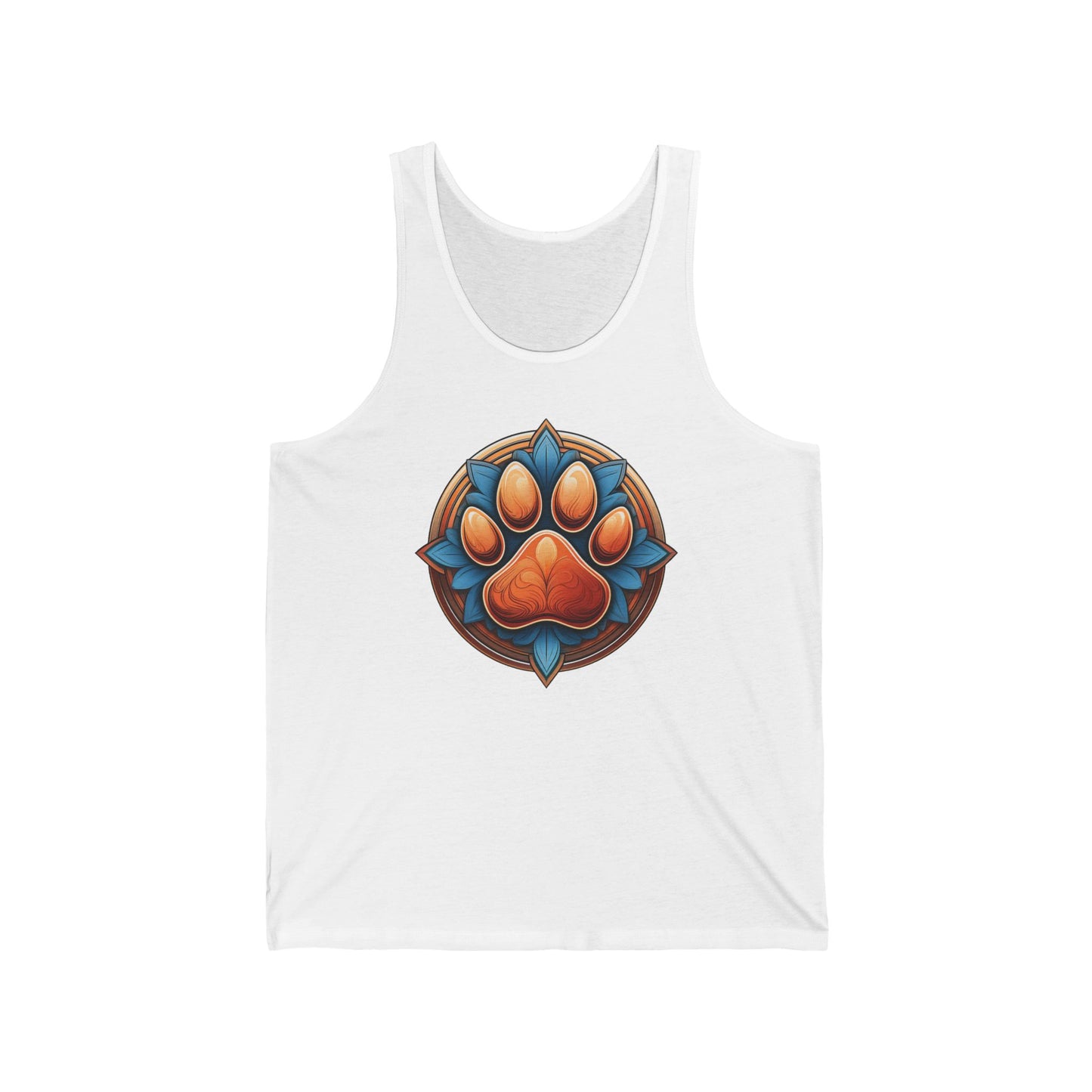 Pawprint logo - Unisex Jersey Tank