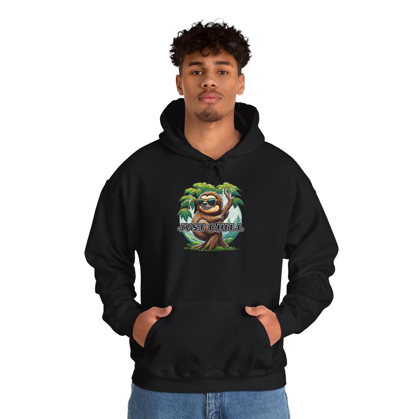 Just chill - Unisex Heavy Blend™ Hooded Sweatshirt