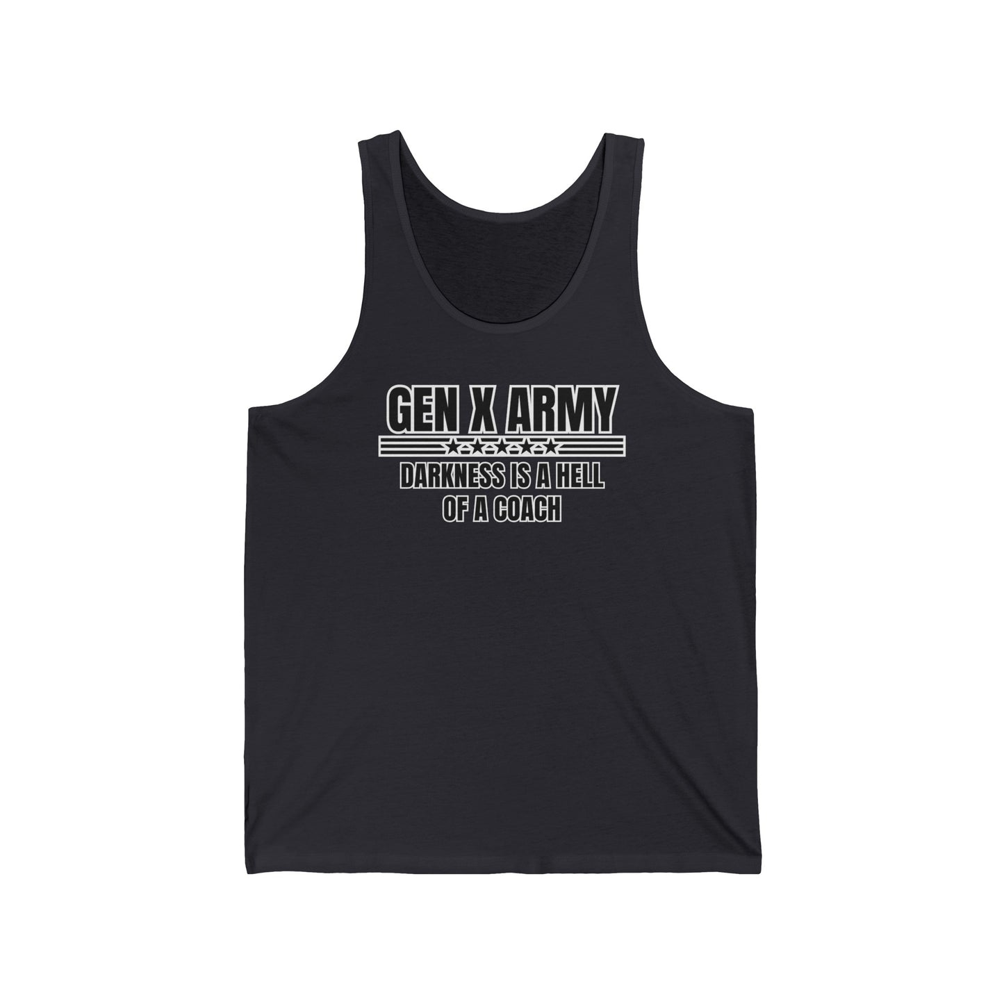 Darkness is a hell of a coach - Unisex Jersey Tank