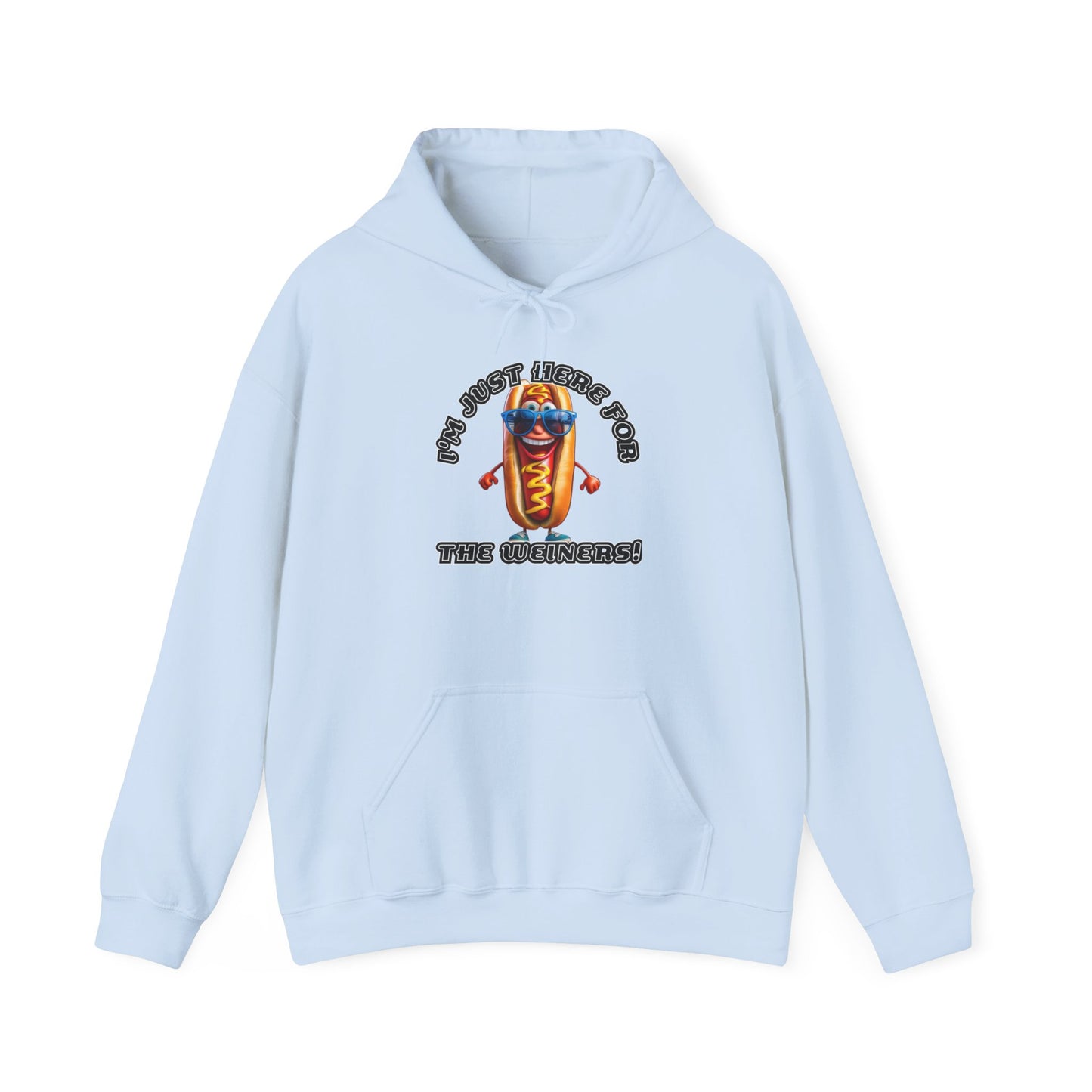 I'm just here for the weiners! - Unisex Heavy Blend™ Hooded Sweatshirt