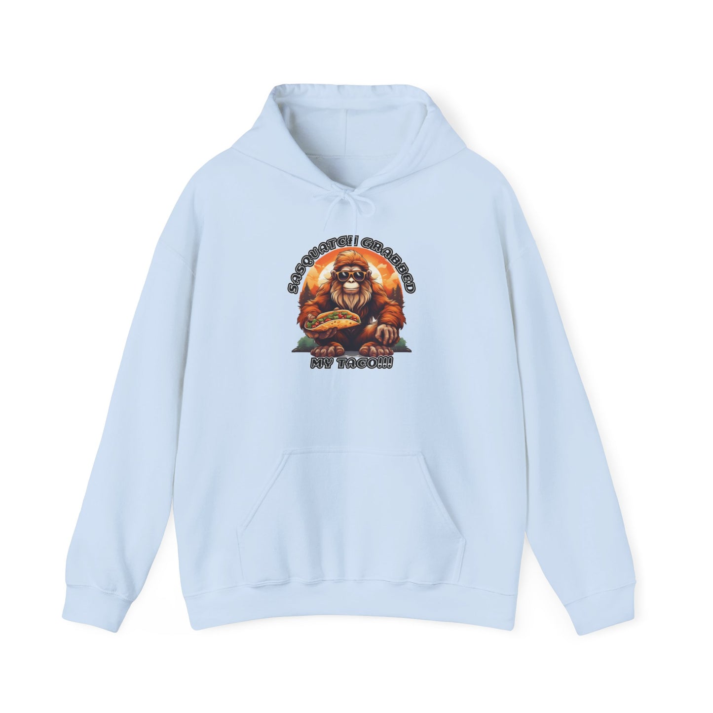 Sasquatch grabbed my taco! - Unisex Heavy Blend™ Hooded Sweatshirt