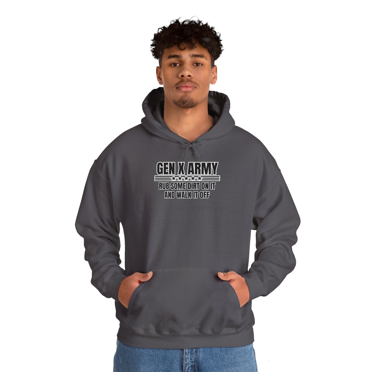 Rub some dirt on it and walk it off - Unisex Heavy Blend™ Hooded Sweatshirt