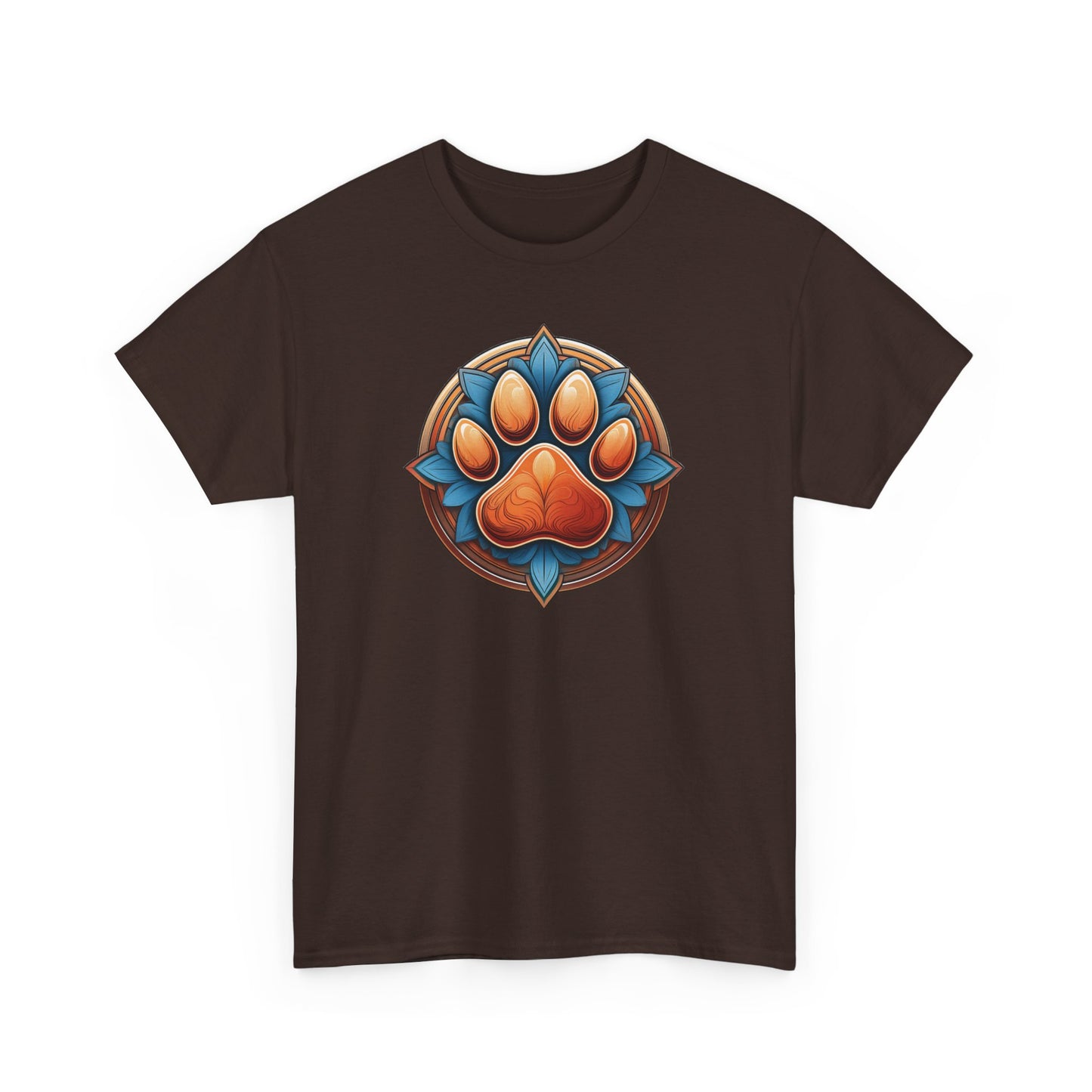 Pawprint logo - Unisex Heavy Cotton Tee