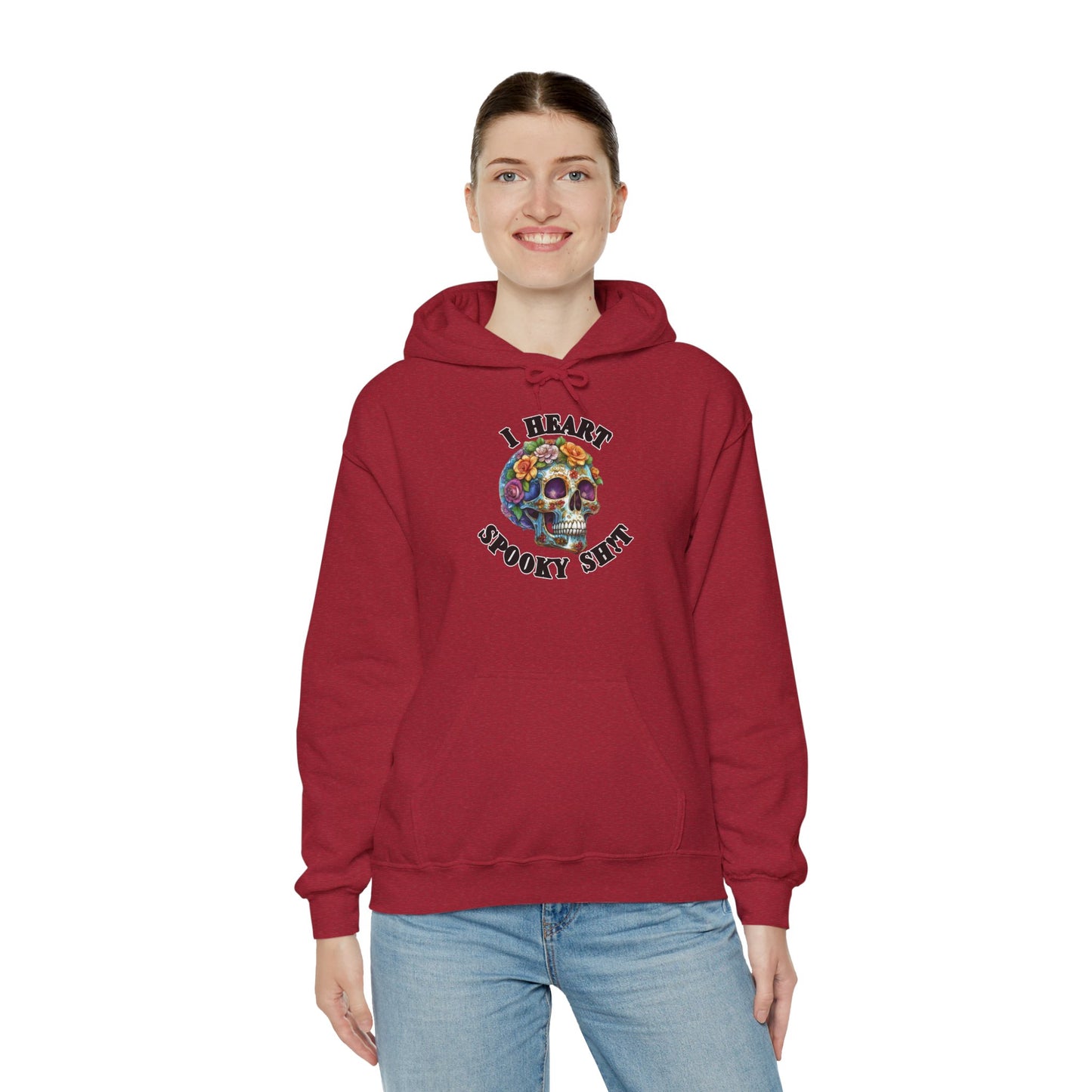 I Heart Spooky Sh!t - Unisex Heavy Blend™ Hooded Sweatshirt