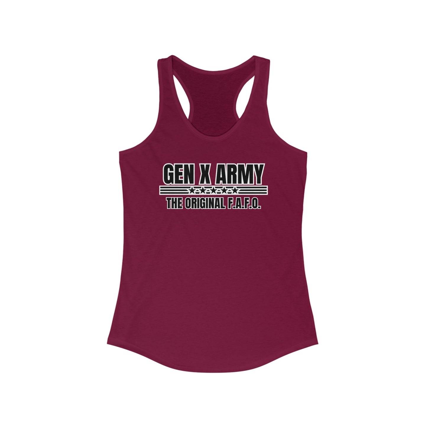 The original FAFO - Women's Ideal Racerback Tank