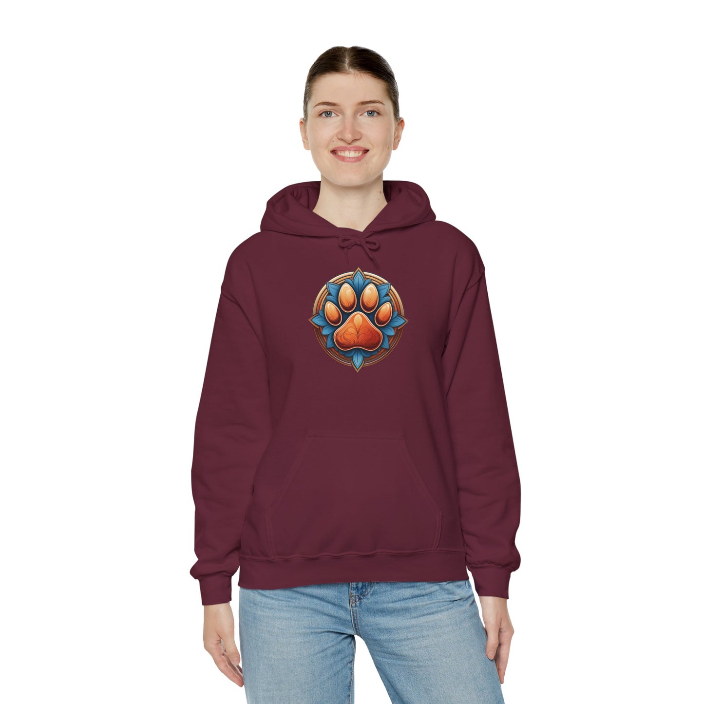 Pawprint logo - Unisex Heavy Blend™ Hooded Sweatshirt