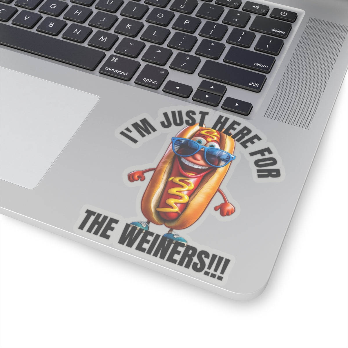 I'm just here for the weiners! - Kiss-Cut Stickers