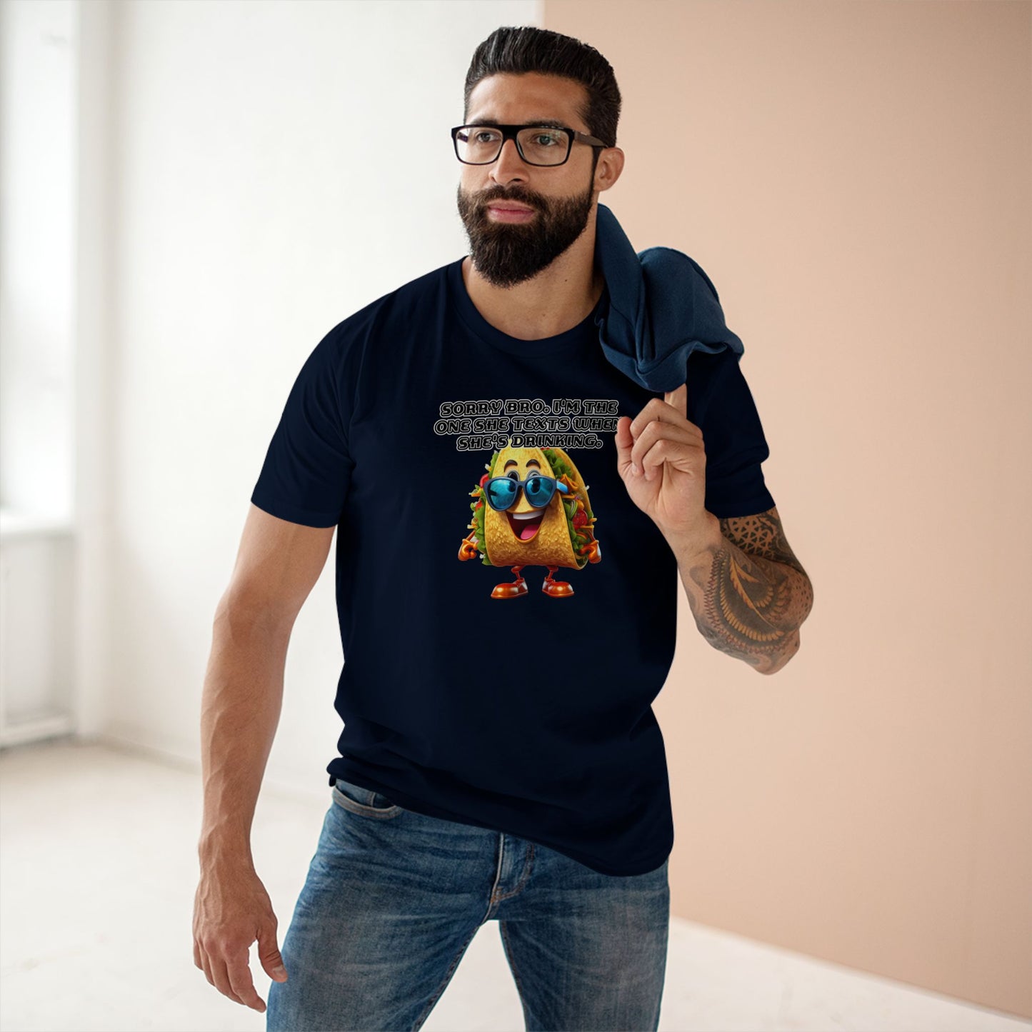 Texting taco - Men's Staple Tee